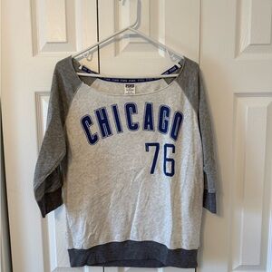 Chicago 76 Gray and Blue Sweatshirt